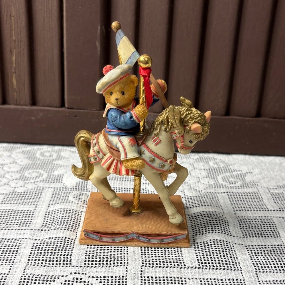 Vintage 1998 Cherished Teddies Bill, Friends like you are always true blue